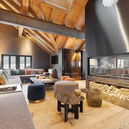Modern Luxury Duplex In Apartmán Gstaad